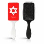מסרק לשיער בעיצוב אישי עם השם שלך בעיצוב מגן דוד - מגן דוד - ישראל גודל המסרק 21.5 × 6.8 ס"מ