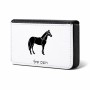 ארנק כרטיסי אשראי בעיצוב אישי עם השם שלך בעיצוב סוס גודל גודל ארנק כרטיסי אשראי 10 × 6.6 ס"מ