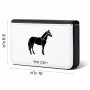 ארנק כרטיסי אשראי בעיצוב אישי עם השם שלך בעיצוב סוס גודל גודל ארנק כרטיסי אשראי 10 × 6.6 ס"מ