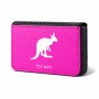 ארנק כרטיסי אשראי בעיצוב אישי עם השם שלך בעיצוב קנגורו גודל גודל ארנק כרטיסי אשראי 10 × 6.6 ס"מ