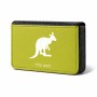 ארנק כרטיסי אשראי בעיצוב אישי עם השם שלך בעיצוב קנגורו גודל גודל ארנק כרטיסי אשראי 10 × 6.6 ס"מ