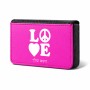 ארנק כרטיסי אשראי בעיצוב אישי עם השם שלך בעיצוב אהבה גודל גודל ארנק כרטיסי אשראי 10 × 6.6 ס"מ