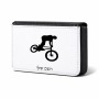 ארנק כרטיסי אשראי בעיצוב אישי עם השם שלך בעיצוב רוכב אופניים גודל גודל ארנק כרטיסי אשראי 10 × 6.6 ס"מ