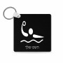 מחזיק מפתחות בצורת ריבוע בעיצוב אישי עם השם שלך בעיצוב כדור מים אולימפי גודל המחזיק 5 × 5 ס"מ