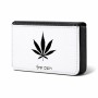 ארנק כרטיסי אשראי בעיצוב אישי עם השם שלך בעיצוב עלה מריחואנה - גראס גודל גודל ארנק כרטיסי אשראי 10 × 6.6 ס"מ