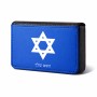 ארנק כרטיסי אשראי בעיצוב אישי עם השם שלך בעיצוב מגן דוד - מגן דוד - ישראל גודל גודל ארנק כרטיסי אשראי 10 × 6.6 ס"מ