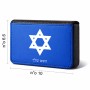 ארנק כרטיסי אשראי בעיצוב אישי עם השם שלך בעיצוב מגן דוד - מגן דוד - ישראל גודל גודל ארנק כרטיסי אשראי 10 × 6.6 ס"מ