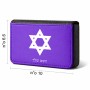 ארנק כרטיסי אשראי בעיצוב אישי עם השם שלך בעיצוב מגן דוד - מגן דוד - ישראל גודל גודל ארנק כרטיסי אשראי 10 × 6.6 ס"מ