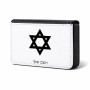 ארנק כרטיסי אשראי בעיצוב אישי עם השם שלך בעיצוב מגן דוד - מגן דוד - ישראל גודל גודל ארנק כרטיסי אשראי 10 × 6.6 ס"מ