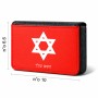 ארנק כרטיסי אשראי בעיצוב אישי עם השם שלך בעיצוב מגן דוד - מגן דוד - ישראל גודל גודל ארנק כרטיסי אשראי 10 × 6.6 ס"מ