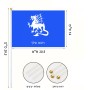 דיגלון בעיצוב אישי עם השם שלך בעיצוב דרקון גודל הדיגלון - 20.5 × 14 ס"מ