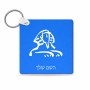 מחזיק מפתחות בצורת ריבוע בעיצוב אישי עם השם שלך בעיצוב ספינקס מצרים גודל המחזיק 5 × 5 ס"מ
