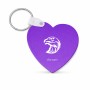 מחזיק מפתחות בצורת לב בעיצוב אישי עם השם שלך בעיצוב ראש נשר גודל המחזיק 5 × 5 ס"מ
