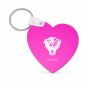 מחזיק מפתחות בצורת לב בעיצוב אישי עם השם שלך בעיצוב פני פנטרה גודל המחזיק 5 × 5 ס"מ