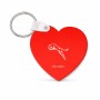מחזיק מפתחות בצורת לב בעיצוב אישי עם השם שלך בעיצוב פומה גודל המחזיק 5 × 5 ס"מ