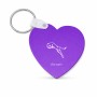 מחזיק מפתחות בצורת לב בעיצוב אישי עם השם שלך בעיצוב פומה גודל המחזיק 5 × 5 ס"מ