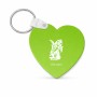 מחזיק מפתחות בצורת לב בעיצוב אישי עם השם שלך בעיצוב ארנב מחזיק גזר גודל המחזיק 5 × 5 ס"מ
