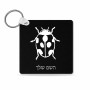 מחזיק מפתחות בצורת ריבוע בעיצוב אישי עם השם שלך בעיצוב פרת משה רבנו גודל המחזיק 5 × 5 ס"מ