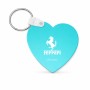 מחזיק מפתחות בצורת לב בעיצוב אישי עם השם שלך בעיצוב פרארי גודל המחזיק 5 × 5 ס"מ
