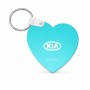 מחזיק מפתחות בצורת לב בעיצוב אישי עם השם שלך בעיצוב קיה גודל המחזיק 5 × 5 ס"מ