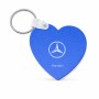 מחזיק מפתחות בצורת לב בעיצוב אישי עם השם שלך בעיצוב מרצדס-בנץ גודל המחזיק 5 × 5 ס"מ