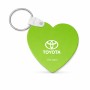 מחזיק מפתחות בצורת לב בעיצוב אישי עם השם שלך בעיצוב טויוטה גודל המחזיק 5 × 5 ס"מ