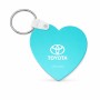 מחזיק מפתחות בצורת לב בעיצוב אישי עם השם שלך בעיצוב טויוטה גודל המחזיק 5 × 5 ס"מ