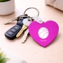 מחזיק מפתחות בצורת לב בעיצוב אישי עם השם שלך בעיצוב כדורסל גודל המחזיק 5 × 5 ס"מ