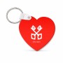 מחזיק מפתחות בצורת לב בעיצוב אישי עם השם שלך בעיצוב מפתחות גודל המחזיק 5 × 5 ס"מ