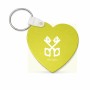 מחזיק מפתחות בצורת לב בעיצוב אישי עם השם שלך בעיצוב מפתחות גודל המחזיק 5 × 5 ס"מ