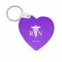 מחזיק מפתחות בצורת לב בעיצוב אישי עם השם שלך בעיצוב אחות מוסמכת גודל המחזיק 5 × 5 ס"מ