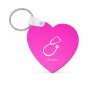 מחזיק מפתחות בצורת לב בעיצוב אישי עם השם שלך בעיצוב סטטוסקופ רופא גודל המחזיק 5 × 5 ס"מ