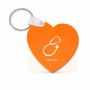 מחזיק מפתחות בצורת לב בעיצוב אישי עם השם שלך בעיצוב סטטוסקופ רופא גודל המחזיק 5 × 5 ס"מ