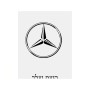 שלט אלומיניום גדול לחדר בעיצוב אישי עם השם שלך בעיצוב מרצדס-בנץ גודל השלט 20 × 25 ס"מ.