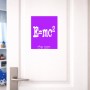 שלט אלומיניום גדול לחדר בעיצוב אישי עם השם שלך בעיצוב נוסחת אלברט איינשטיין גודל השלט 20 × 25 ס"מ.