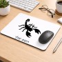פד לעכבר בעיצוב אישי עם השם שלך בעיצוב עקרב גודל הפד 22 × 18 ס"מ