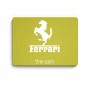 פד לעכבר בעיצוב אישי עם השם שלך בעיצוב פרארי גודל הפד 22 × 18 ס"מ