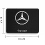 פד לעכבר בעיצוב אישי עם השם שלך בעיצוב מרצדס-בנץ גודל הפד 22 × 18 ס"מ