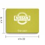 פד לעכבר בעיצוב אישי עם השם שלך בעיצוב ניסאן גודל הפד 22 × 18 ס"מ