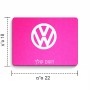 פד לעכבר בעיצוב אישי עם השם שלך בעיצוב פולקסווגן גודל הפד 22 × 18 ס"מ