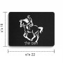 פד לעכבר בעיצוב אישי עם השם שלך בעיצוב רוכב סוסים 2 גודל הפד 22 × 18 ס"מ