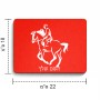 פד לעכבר בעיצוב אישי עם השם שלך בעיצוב רוכב סוסים 2 גודל הפד 22 × 18 ס"מ