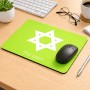 פד לעכבר בעיצוב אישי עם השם שלך בעיצוב מגן דוד - מגן דוד - ישראל גודל הפד 22 × 18 ס"מ