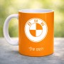 ספל תה \ קפה בעיצוב אישי עם השם שלך בעיצוב ב.מ.וו גודל הספל 325 מ"ל