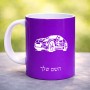 ספל תה \ קפה בעיצוב אישי עם השם שלך בעיצוב מכונית גודל הספל 325 מ"ל