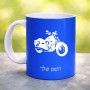 ספל תה \ קפה בעיצוב אישי עם השם שלך בעיצוב הארלי-דיווידסון גודל הספל 325 מ"ל