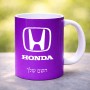 ספל תה \ קפה בעיצוב אישי עם השם שלך בעיצוב הונדה 2 גודל הספל 325 מ"ל