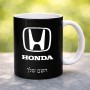 ספל תה \ קפה בעיצוב אישי עם השם שלך בעיצוב הונדה 2 גודל הספל 325 מ"ל