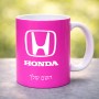 ספל תה \ קפה בעיצוב אישי עם השם שלך בעיצוב הונדה 2 גודל הספל 325 מ"ל
