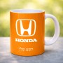ספל תה \ קפה בעיצוב אישי עם השם שלך בעיצוב הונדה 2 גודל הספל 325 מ"ל